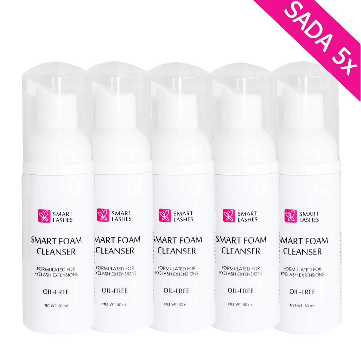 Smart Foam Cleanser - 50 ml - mousse - 5 pièces | Smart Lashes