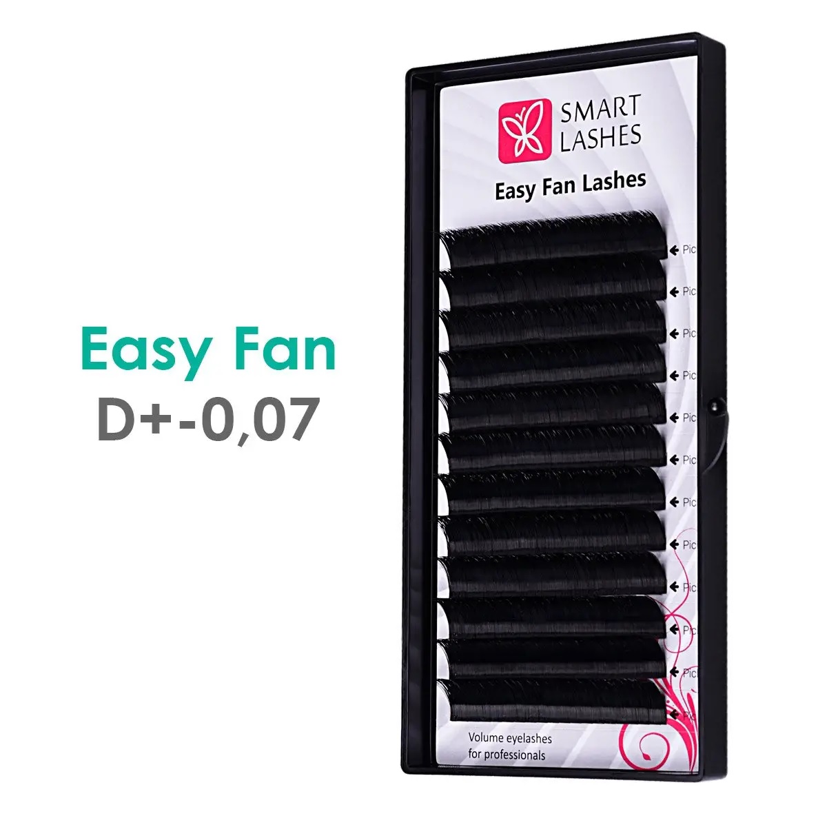 Easy Fan - D+ - 0.07 | Smart Lashes