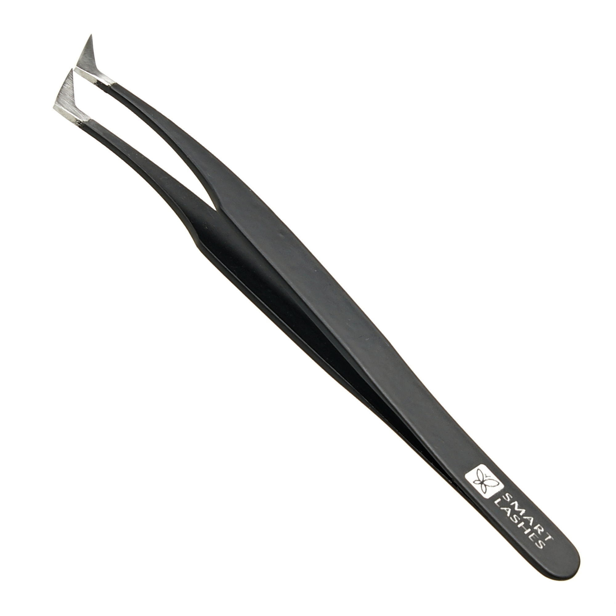 Pince à épiler type D - 12 cm - noir | Smart Lashes