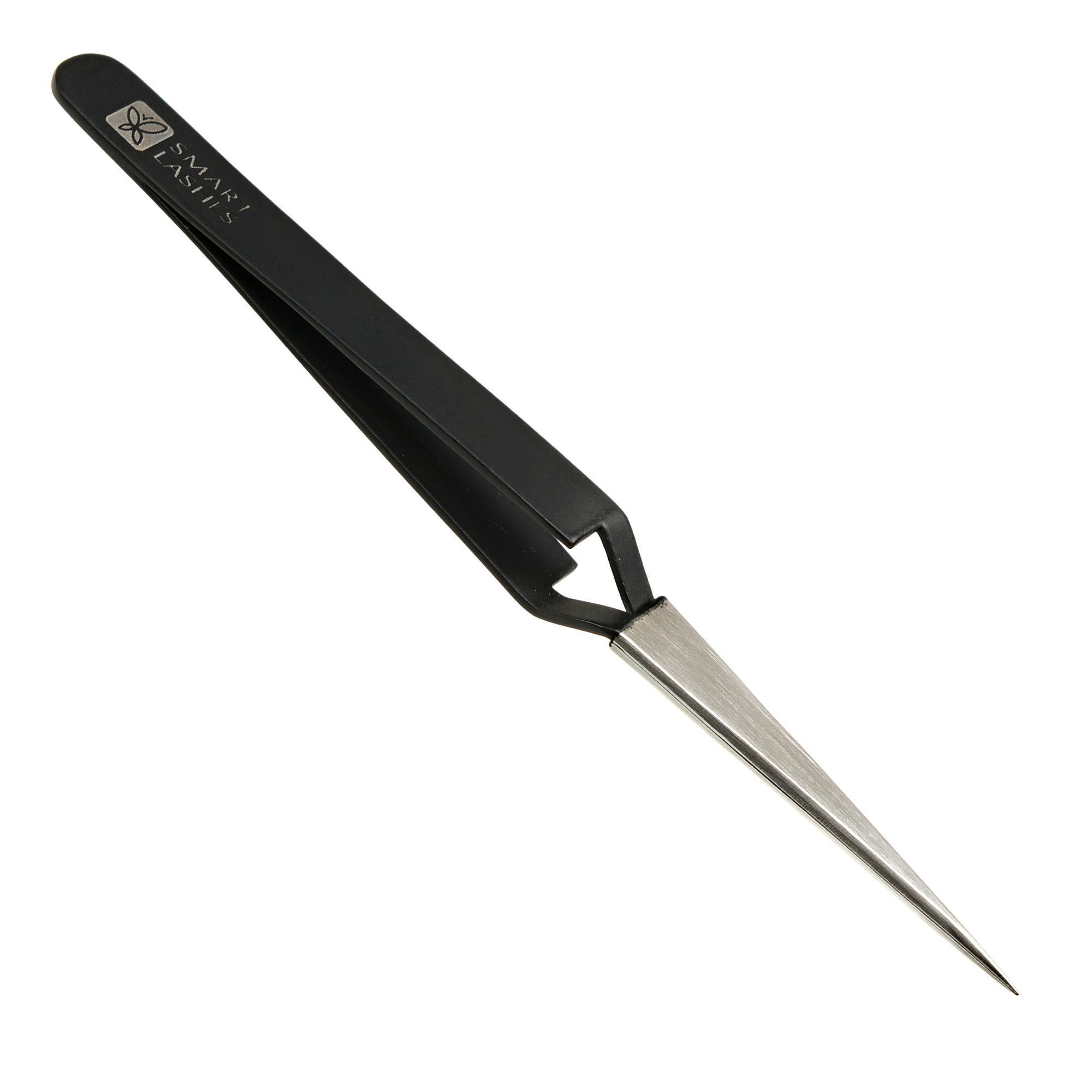 Pince à épiler type E - 12 cm - noir | Smart Lashes