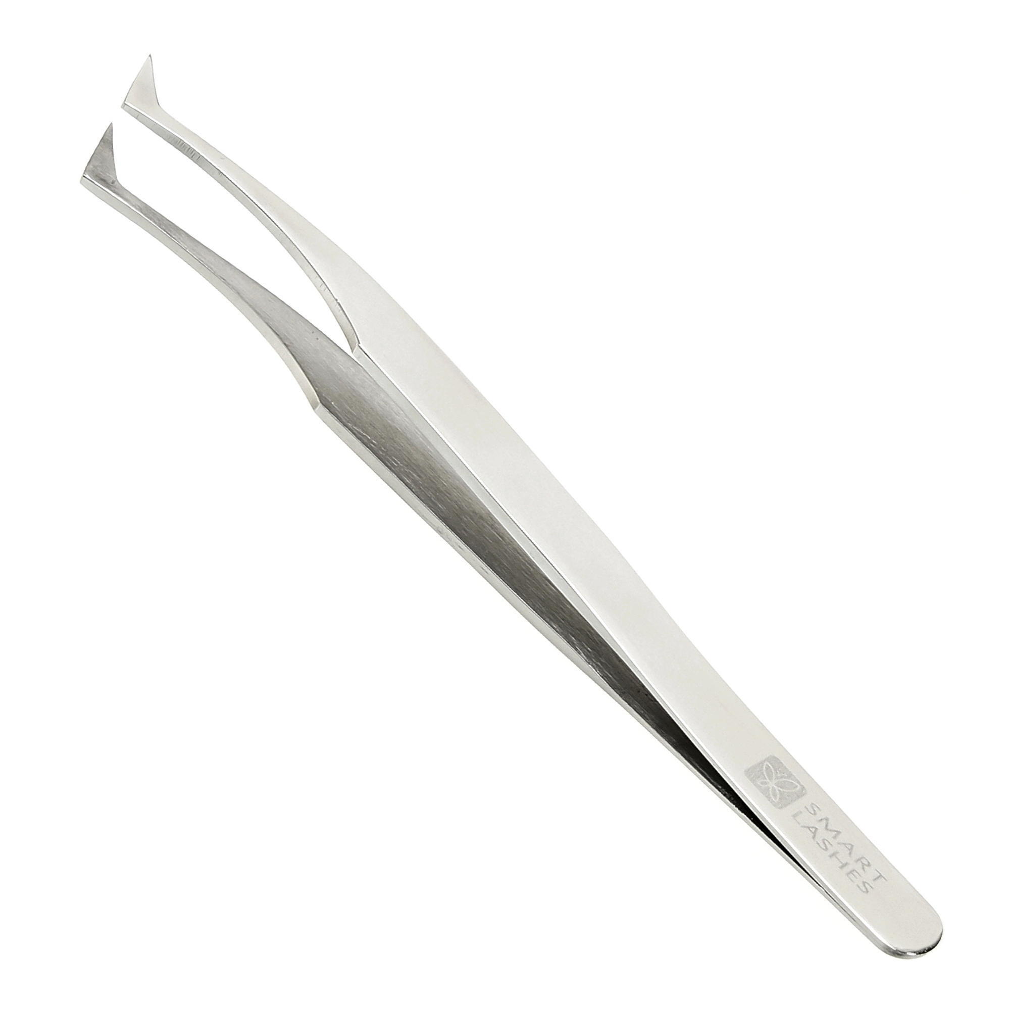 Pince à épiler type D - 12 cm - acier | Smart Lashes