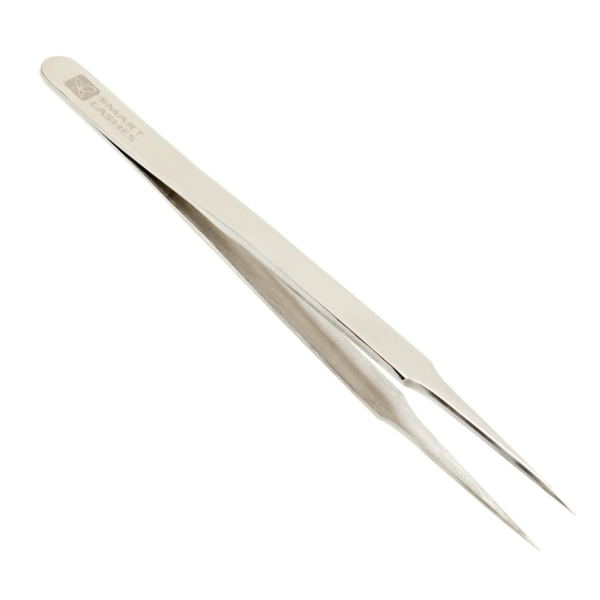Pince à épiler type F - 12 cm - acier | Smart Lashes