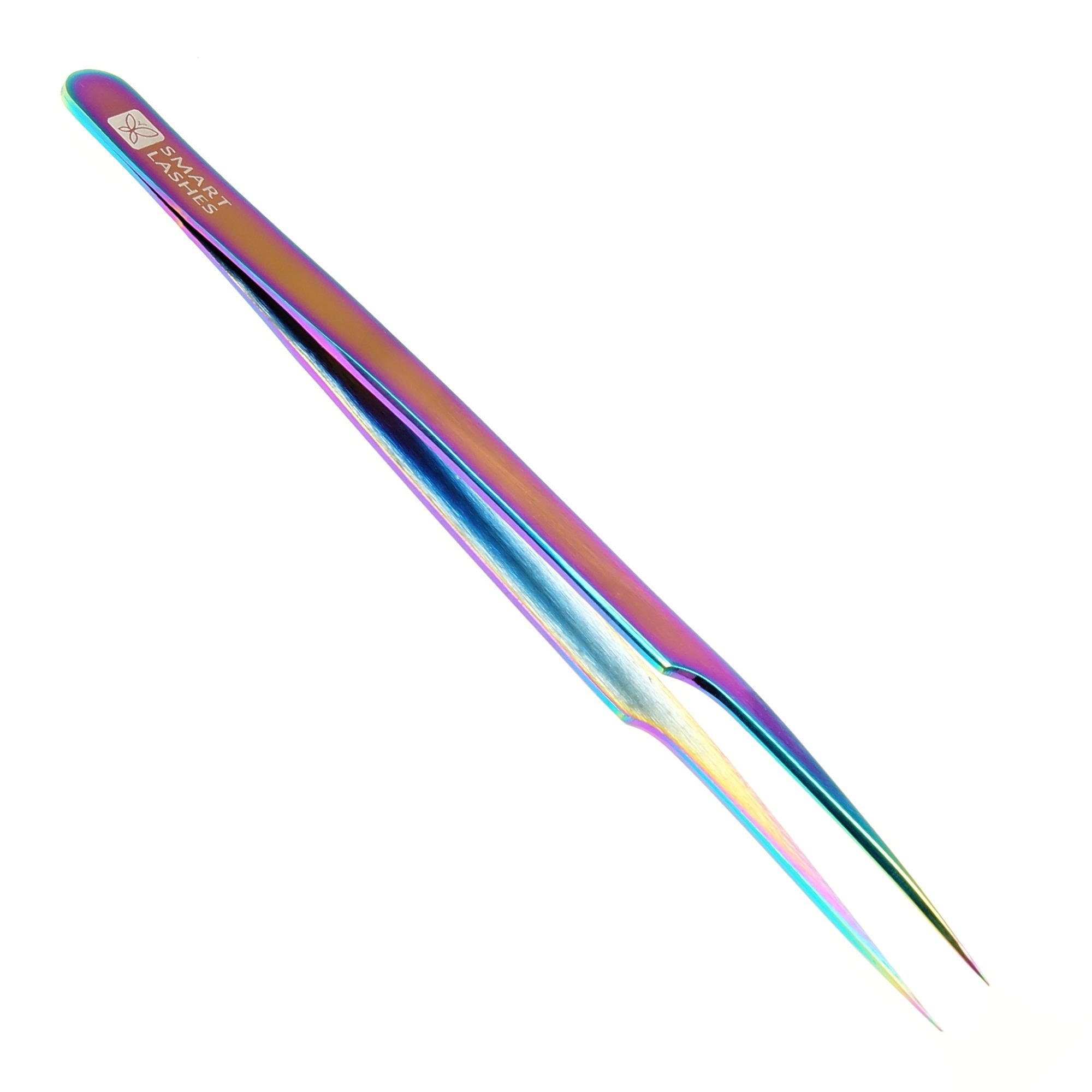 Pince à épiler type A - 12 cm - arc-en-ciel | Smart Lashes