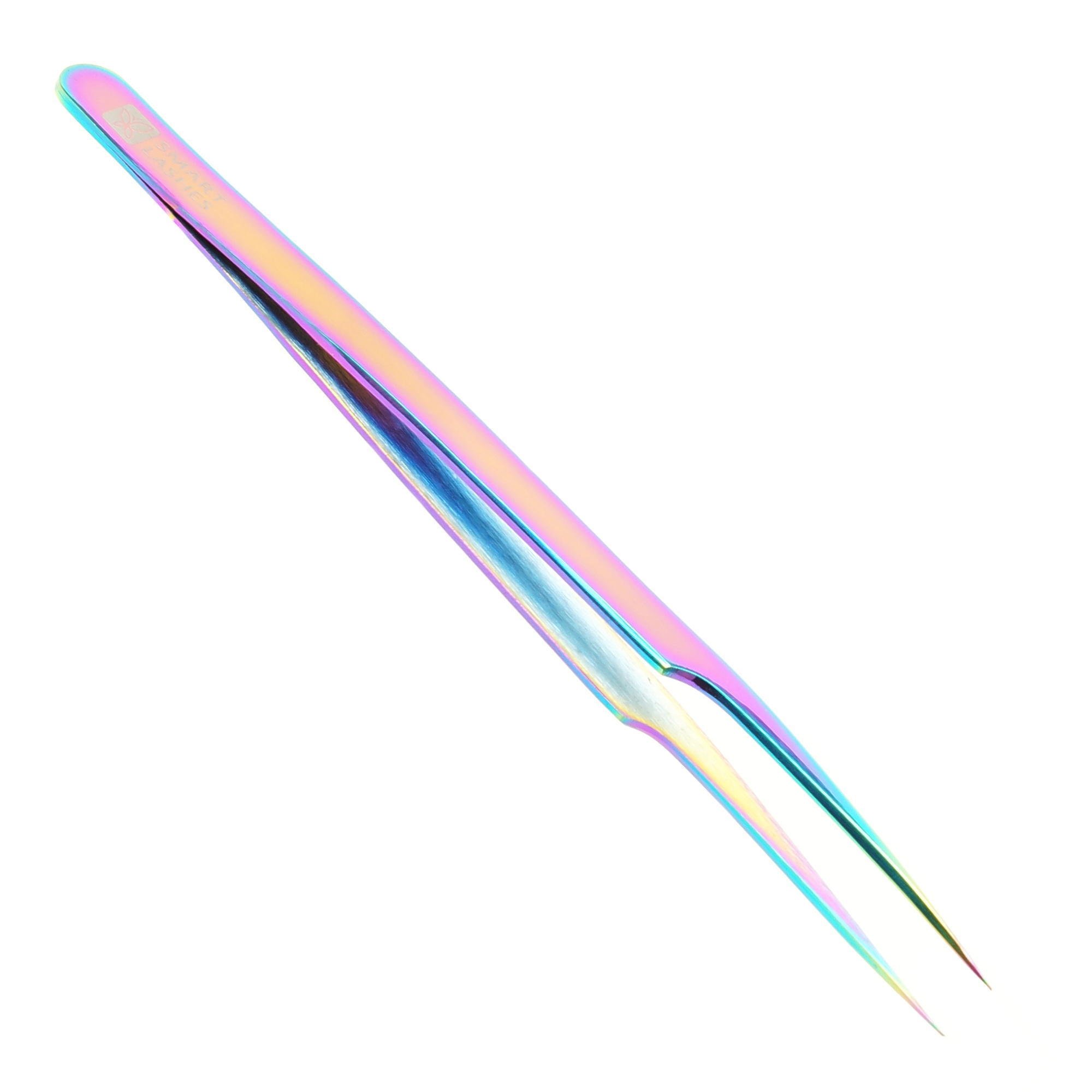 Pince à épiler type A - 14 cm - arc-en-ciel | Smart Lashes