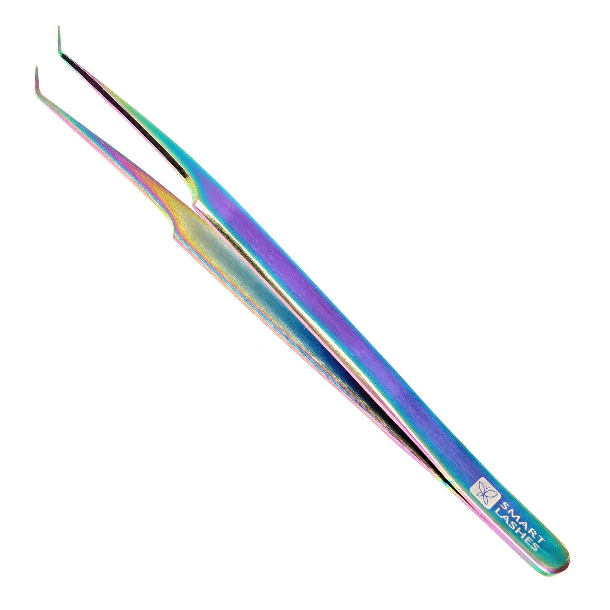 Pince à épiler type G - 14 cm - arc-en-ciel | Smart Lashes