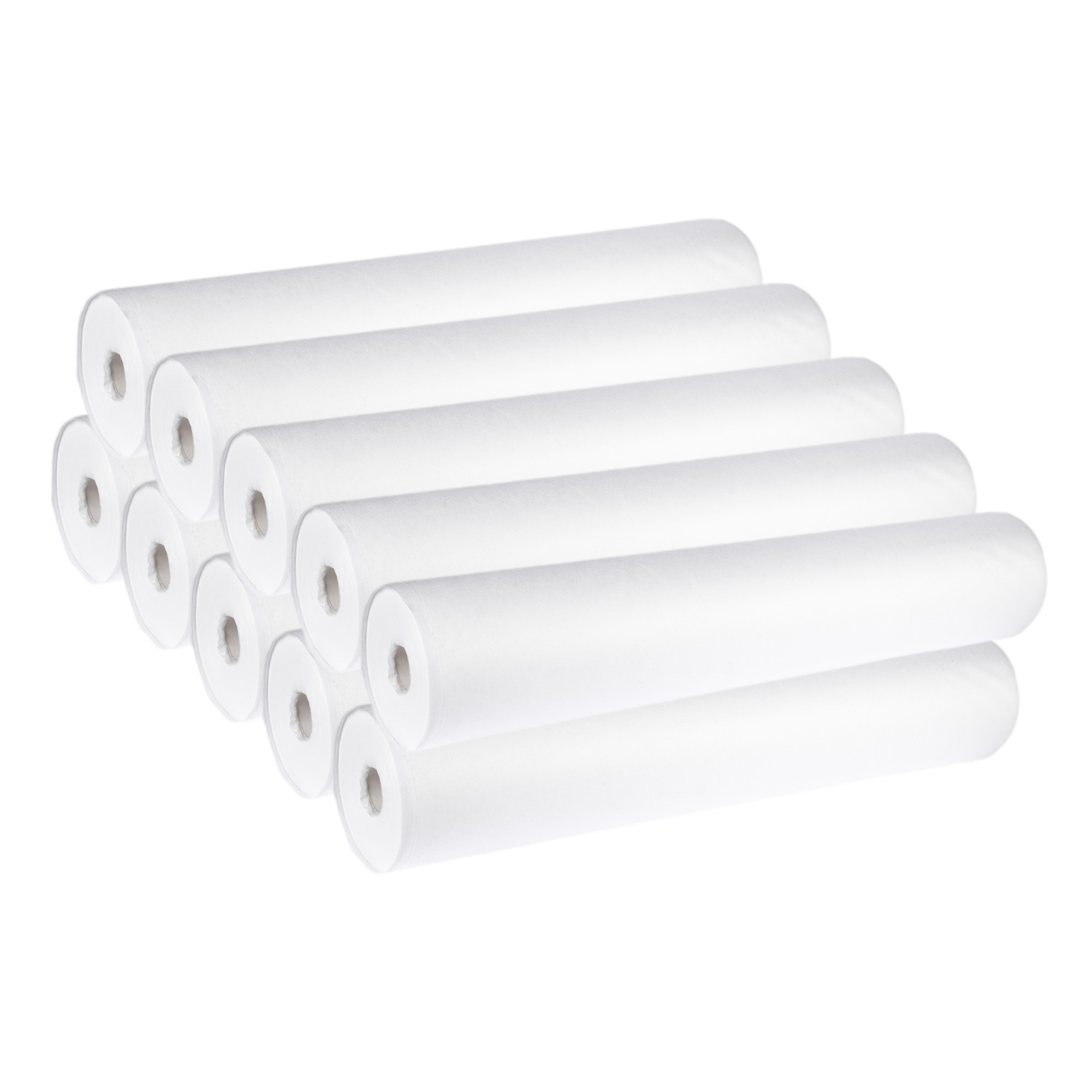 Drap de lit hygiénique - 60 cm x 180 cm - 50 feuilles - 12 rôles