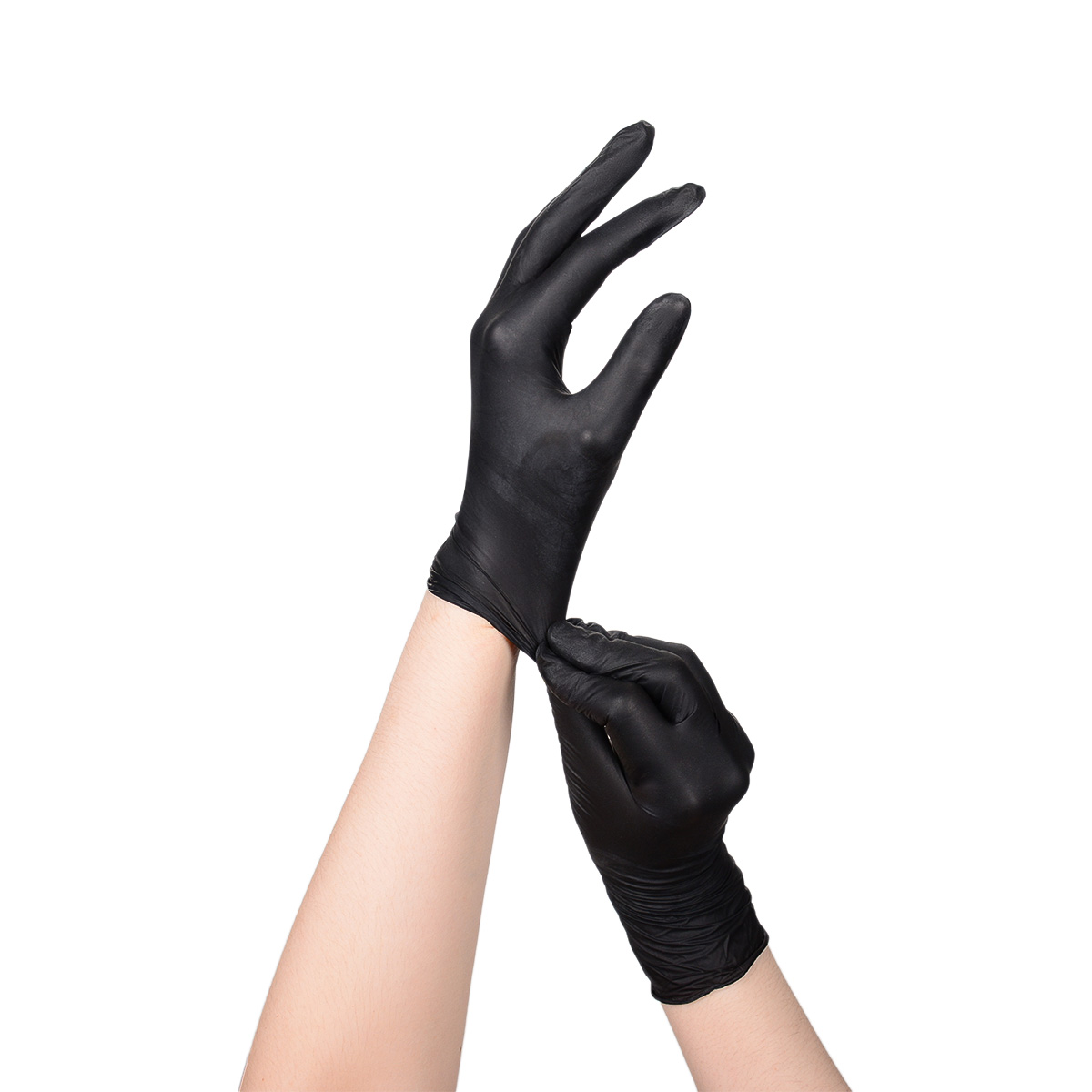 Gants en nitrile - noir - 100 pcs | Smart Lashes