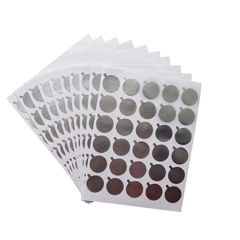 Tampons en aluminium pour colle - 300 pièces